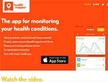 Tablet Screenshot of healthmapperapp.com